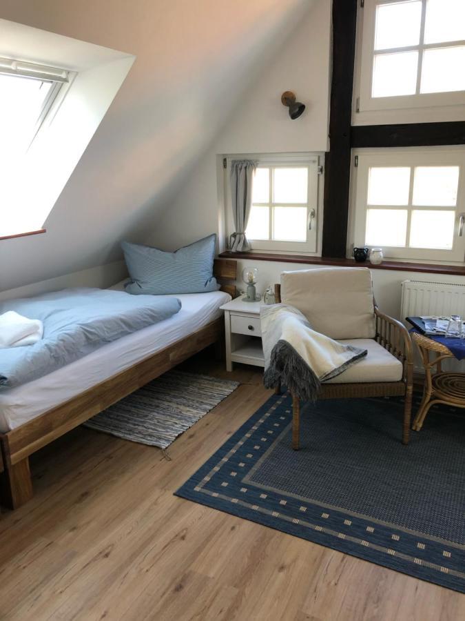 Altes Backhaus Bauernhof Vogel Apartment Rohrsen Luaran gambar
