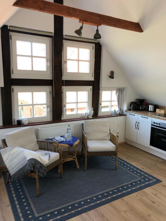 Altes Backhaus Bauernhof Vogel Apartment Rohrsen Luaran gambar
