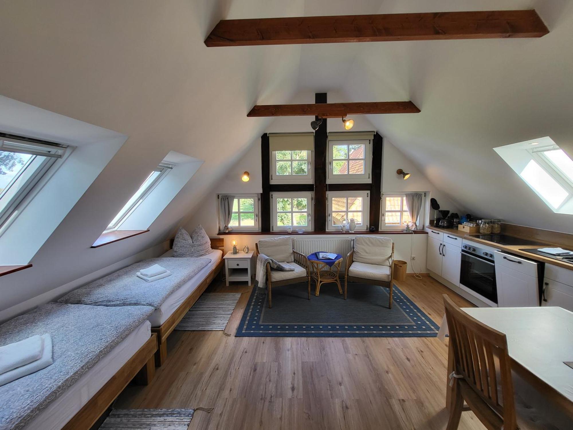 Altes Backhaus Bauernhof Vogel Apartment Rohrsen Luaran gambar