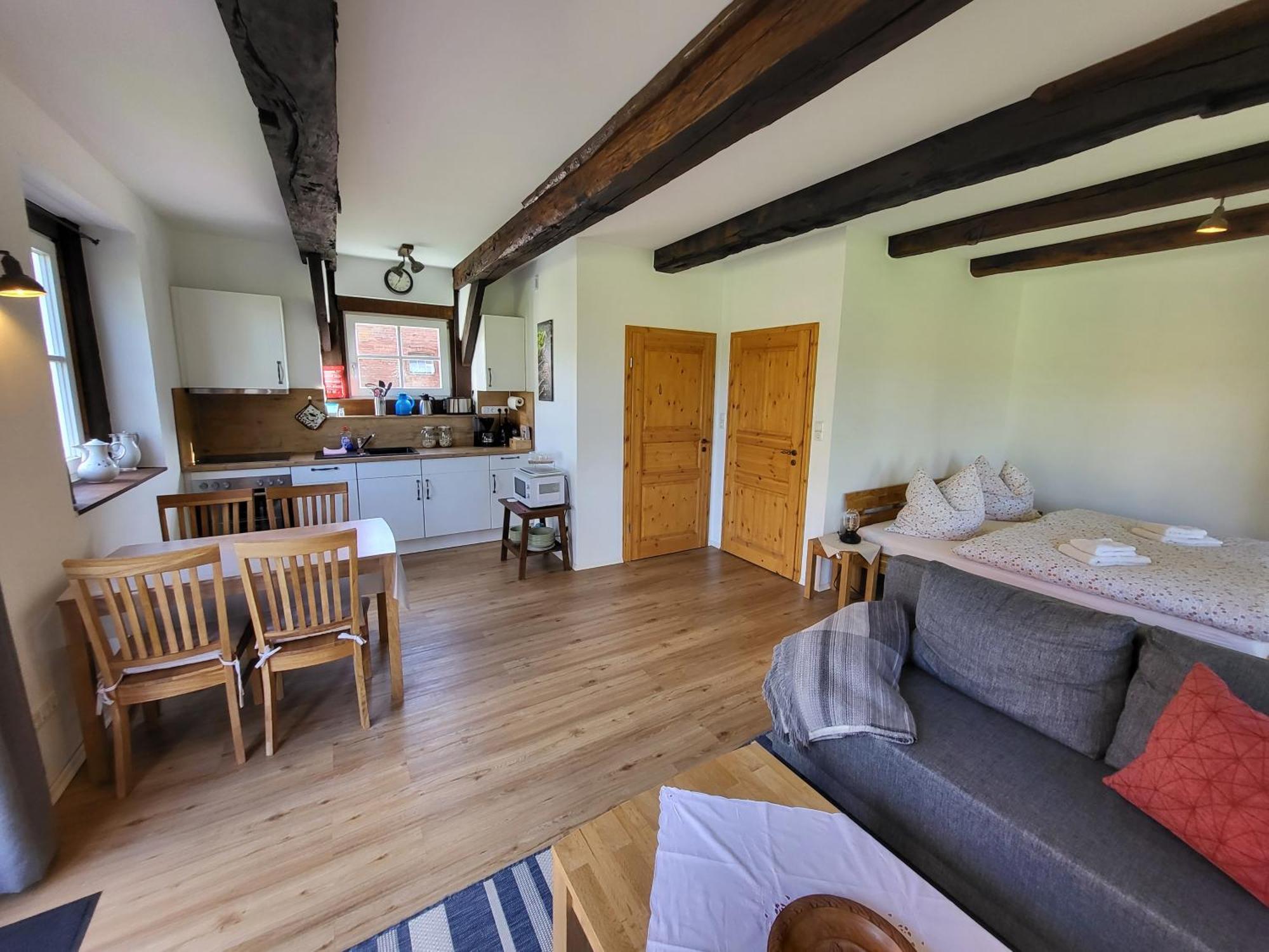 Altes Backhaus Bauernhof Vogel Apartment Rohrsen Luaran gambar